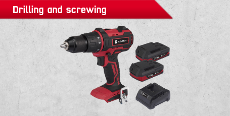 Tools for drilling and screwing