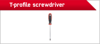 TOOLCRAFT  T-profile screwdriver