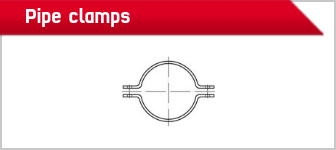 TOOLCRAFT Pipe clamps