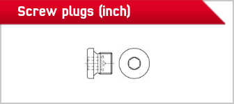 Screw plugs (inch)
