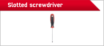 TOOLCRAFT Slotted screwdriver
