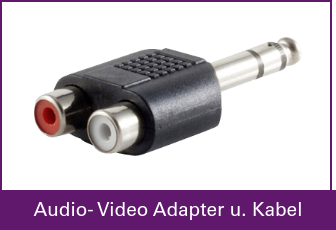TRU COMPONENTS Audio- Video Adapter u. Kabel