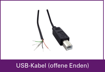 TRU Components USB-Kabel (offene Enden)