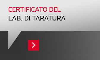 Certificato del lab. di taratura