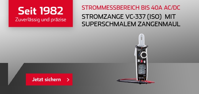 Stromzange VC337 ISO kalibriert