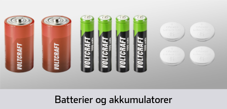 Batterier og akkumulatorer