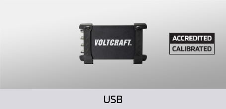 VOLTCRAFT USB Oszilloskope (DAkkS-akkreditiertes Labor)