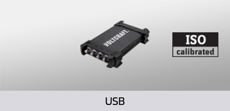 VOLTCRAFT USB Oszilloskope ISO kalibriert