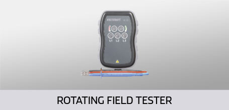 Rotating field tester