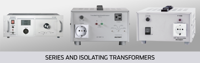 SERIES AND ISOLATING TRANSFORMERS