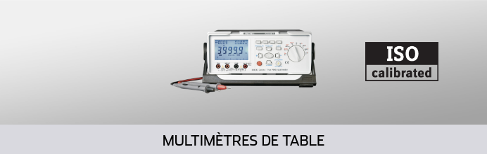 Multimètres de table ISO Multimètres de table ISO