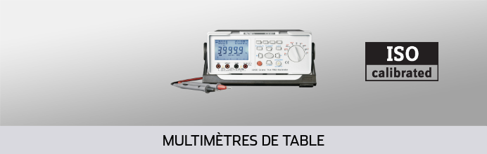 Multimètres de table ISO
