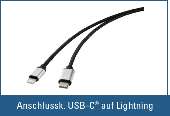 Anschlusskabel USB-C® auf Lightning