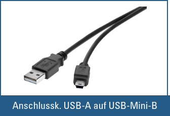 Anschlusskabel USB-A auf USB-Mini-B