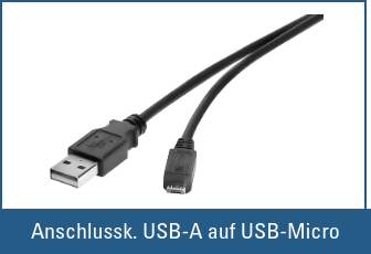 Anschlusskabel USB-A auf USB-Micro-B
