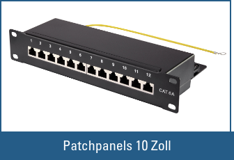 Patchpanels 10 Zoll