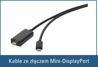 Kable ze złączem Mini-DisplayPort Renkforce