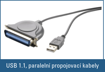 Renkforce USB 1.1, paralelní propojovací kabely